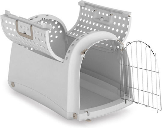 Imac Linus Cabrio Κλουβί Μεταφοράς Σκύλου Γκρι 52.5x32x34.5cm