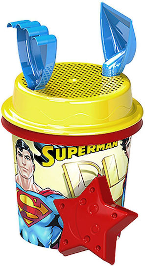 Warner Bros Superman Σετ Κουβαδάκι Παραλίας με Αξεσουάρ (5τμχ)