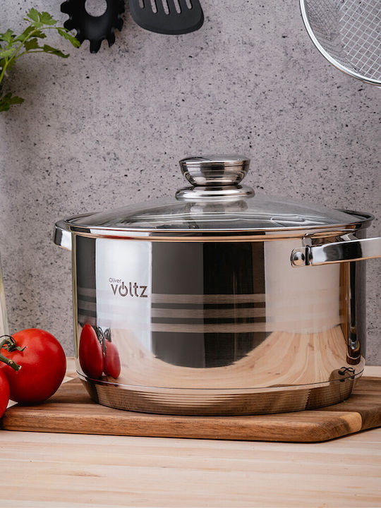 Voltz Stainless Steel Cookware Set 6 Pieces