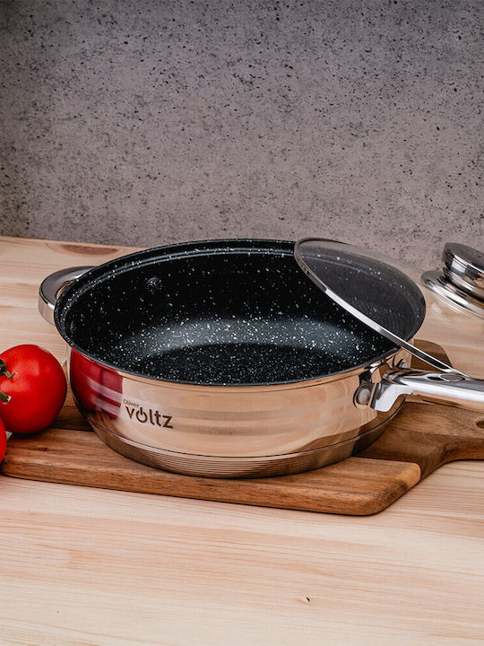 Voltz Stainless Steel Cookware Set 6 Pieces