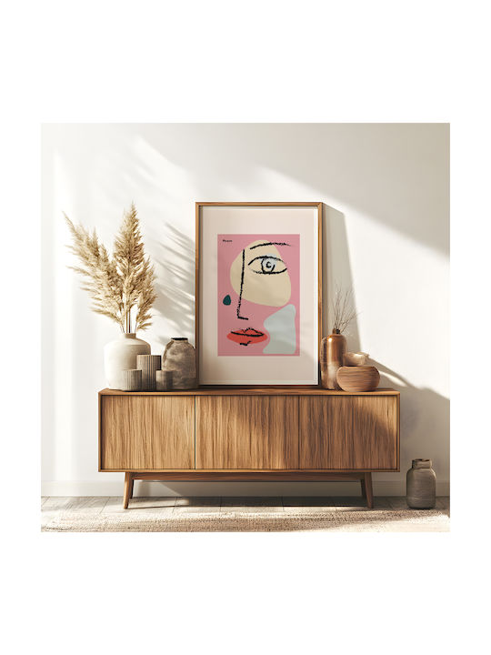 Poster Pablo Picasso Abstract Collage Art237 21cm X 30cm Λευκό Κάδρο Pvc