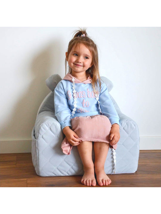 Armchair Gray 50x35x44cm