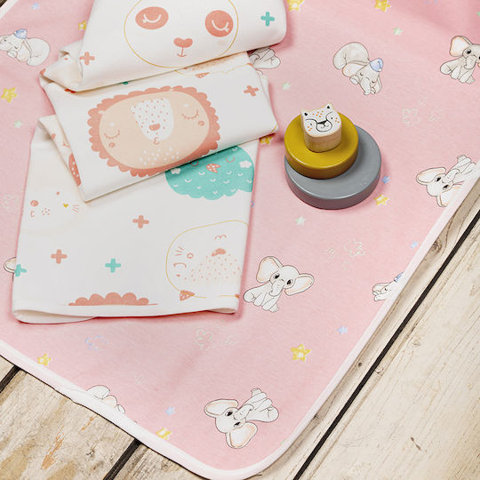 Nima Umărul Burp Cloth Roz 55x55εκ. 2buc