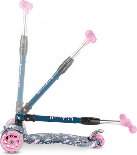 Kidwell Kinderroller Klappbar 3-Rad Für 3+ Jahre Rosa