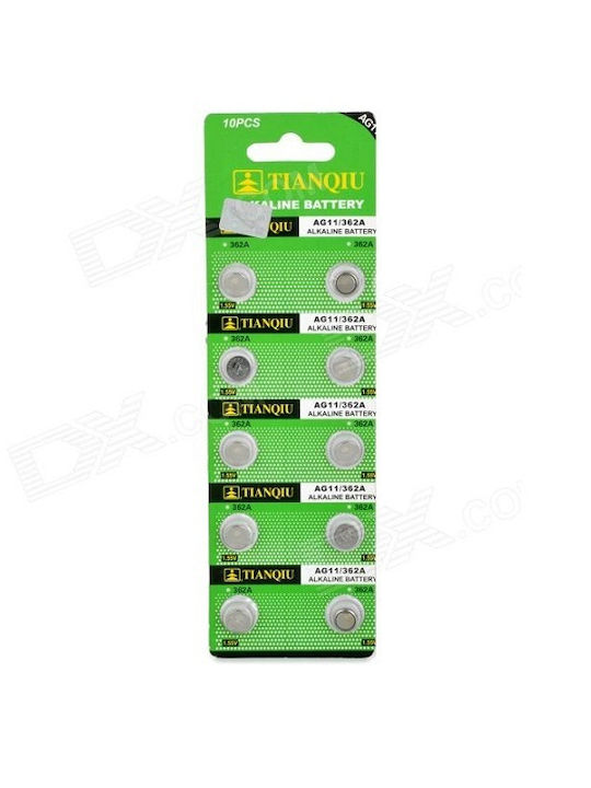 TianQiu Alkaline Watch Batteries LR58 1.5V 10pcs