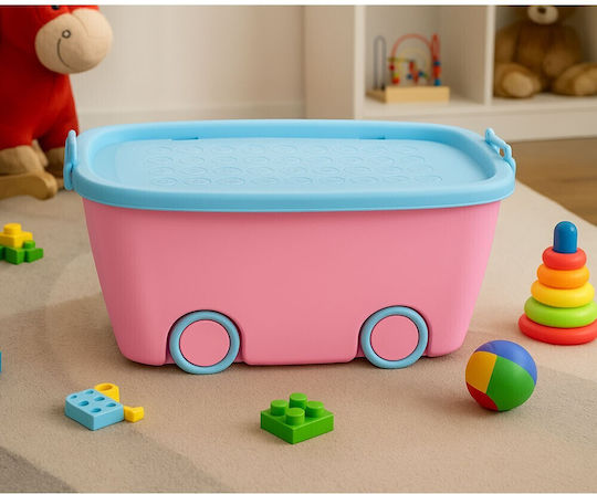 Next Children's Storage Box made of Plastic Pink 47x30x24cm 1pcs