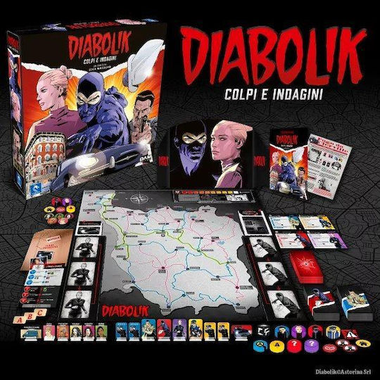 Επιτραπέζιο Παιχνίδι Diabolik: Heists & Investigations για 2-4 Παίκτες 10+ Ετών (EN) Ares Games