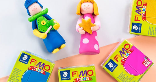 Staedtler Fimo Kids Παιδικός Πολυμερικός Πηλός Κόκκινος 42gr
