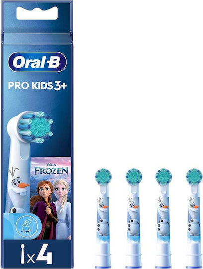 Oral-B Kids Electric Toothbrush Replacement Heads 4 Pieces for 3+ Years Frozen