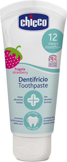 Chicco Βρεφική Οδοντόκρεμα για 1+ Χρονών με Γεύση Φράουλα 50ml