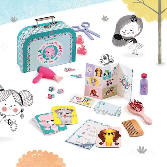 Djeco Animal Grooming Set από Ξύλο για 4+ Ετών