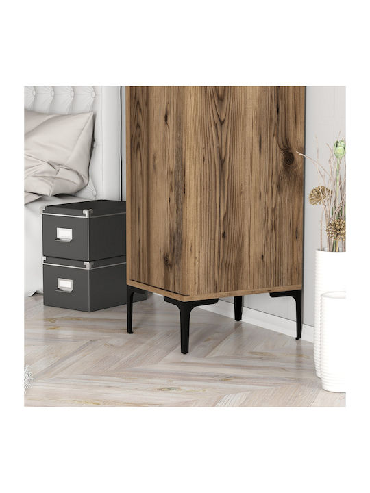 SteweHome Kleiderschrank Tür S Walnuss 40x47x201cm