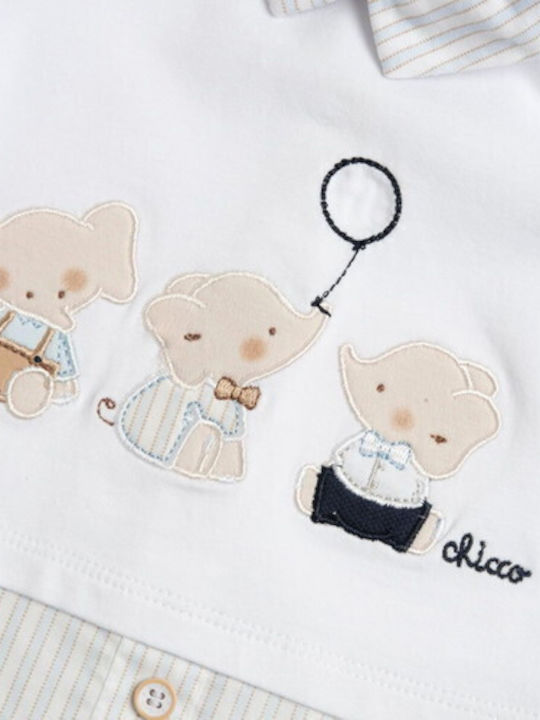Kids' Set with Shorts Summer 2pcs White-Blue