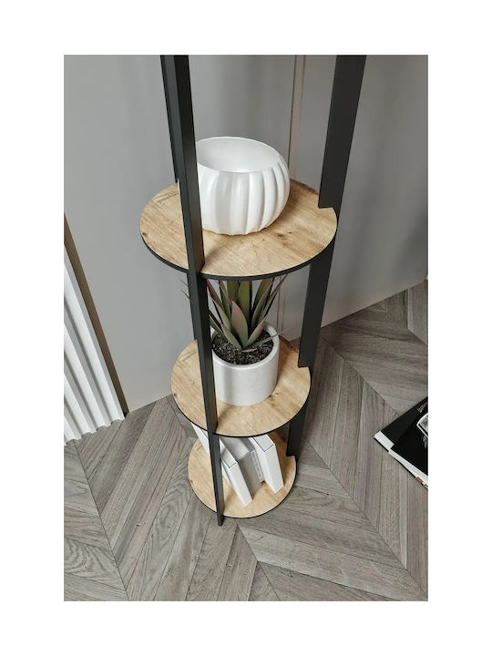Επιδαπέδιο Φωτιστικό Στρογγυλά Ράφια 25x135cm