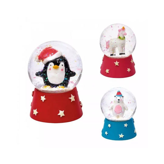 Weihnachtliche Schneekugel 1Stück