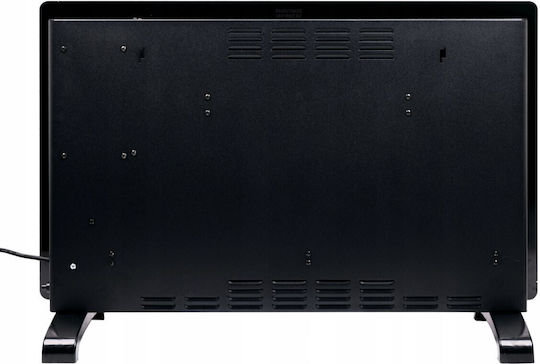 Elite Konvektorheizung Boden 2200W mit elektronischem Thermostat Schwarz
