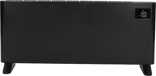 Eurom Convector de Pardoseală 2500W cu Termostat Electronic 102x45.8cm Negru