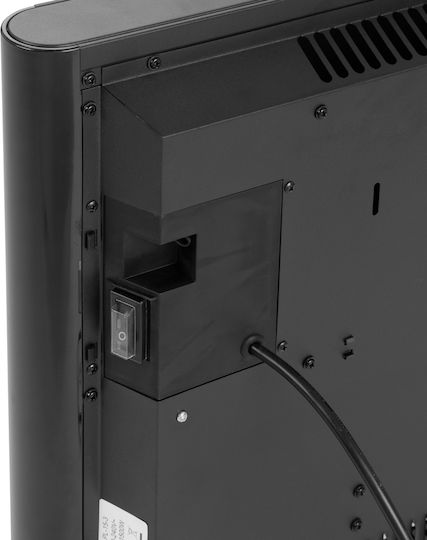 Eurom Convector de Pardoseală 2500W cu Termostat Electronic 102x45.8cm Negru