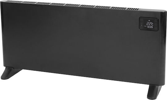 Eurom Convector de Pardoseală 2500W cu Termostat Electronic 102x45.8cm Negru