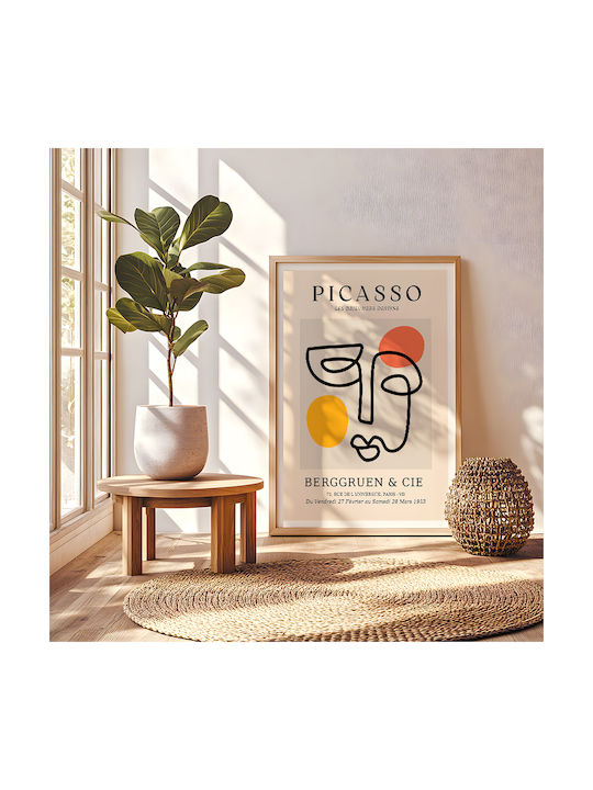 Poster Pablo Picasso Les Dejeurenes Dessins Art240 21cm X 30cm Λευκό Κάδρο Pvc