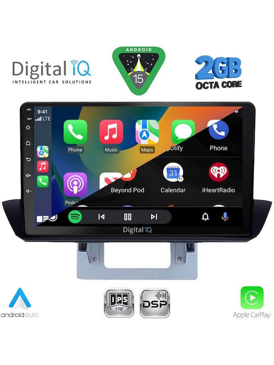 Digital IQ Car Audio System for Mazda BT-50 2012-2019 (Bluetooth/USB/WiFi/GPS/Apple-Carplay/Android-Auto) with Touch Screen 9"