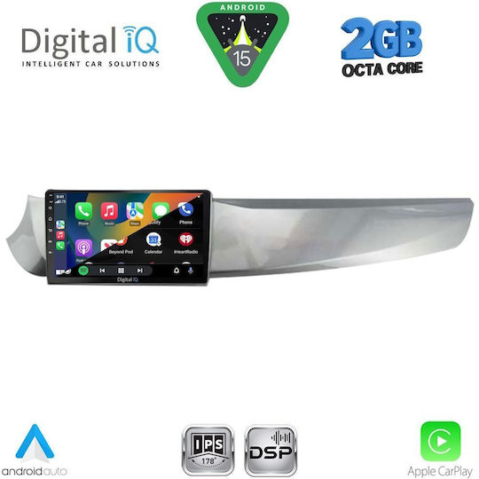 Digital IQ Ηχοσύστημα Αυτοκινήτου για Alfa Romeo Giulietta 2010-2014 (Bluetooth/USB/WiFi/GPS/Apple-Carplay/Android-Auto) με Οθόνη Αφής 9"