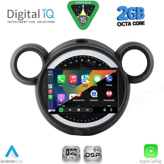 Digital IQ Ηχοσύστημα Αυτοκινήτου για Mini Countryman / Paceman 2010-2016 (Bluetooth/USB/WiFi/GPS/Apple-Carplay/Android-Auto) με Οθόνη Αφής 9"