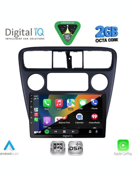 Digital IQ Car Audio System for Honda Accord 1998-2004 (Bluetooth/USB/WiFi/GPS/Apple-Carplay/Android-Auto) with Touch Screen 9"
