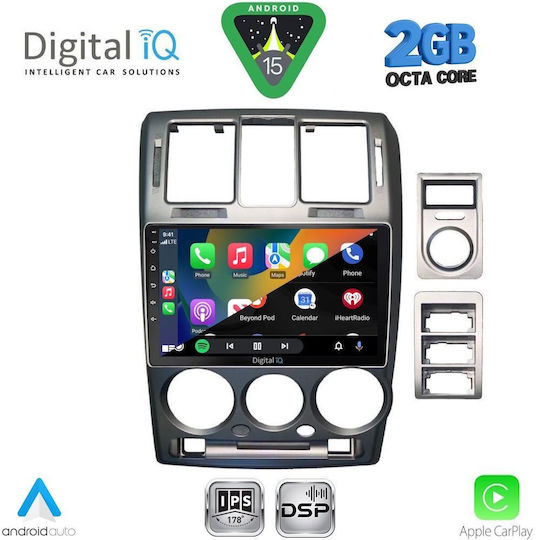 Digital IQ Car Audio System for Hyundai Getz 2002-2011 (Bluetooth/USB/WiFi/GPS/Apple-Carplay/Android-Auto) with Touch Screen 9"