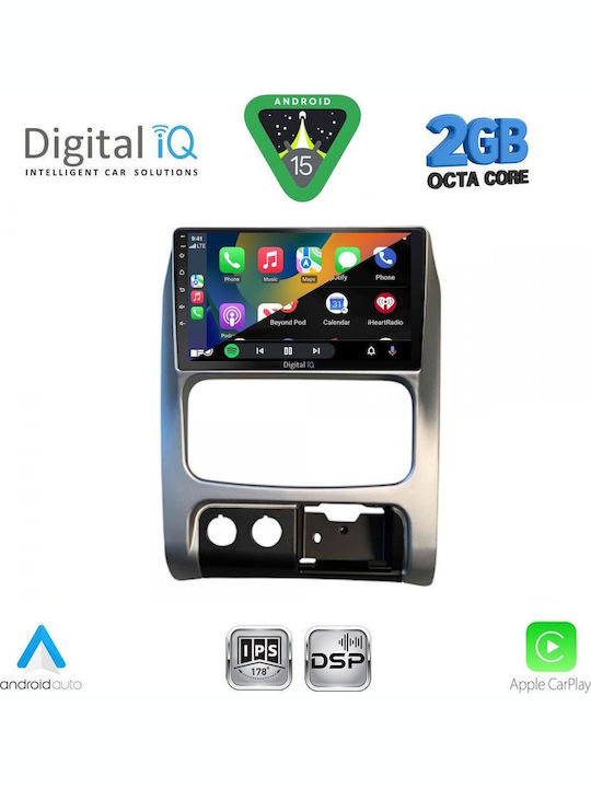 Digital IQ Car Audio System for Jeep Cherokee / Liberty 2002-2007 (Bluetooth/USB/WiFi/GPS/Apple-Carplay/Android-Auto) with Touch Screen 9"
