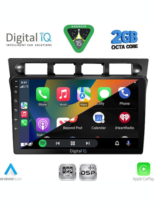 Digital IQ Car Audio System for Kia Picanto 2004-2008 (Bluetooth/USB/WiFi/GPS/Apple-Carplay/Android-Auto) with Touch Screen 9"