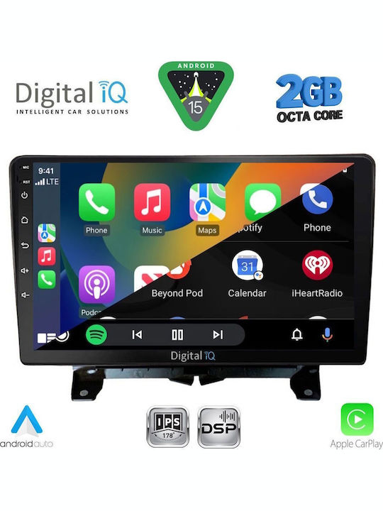 Digital IQ Car Audio System for Land Rover Discovery / Range Rover Sport 2004-2009 (Bluetooth/USB/WiFi/GPS/Apple-Carplay/Android-Auto) with Touch Screen 9"