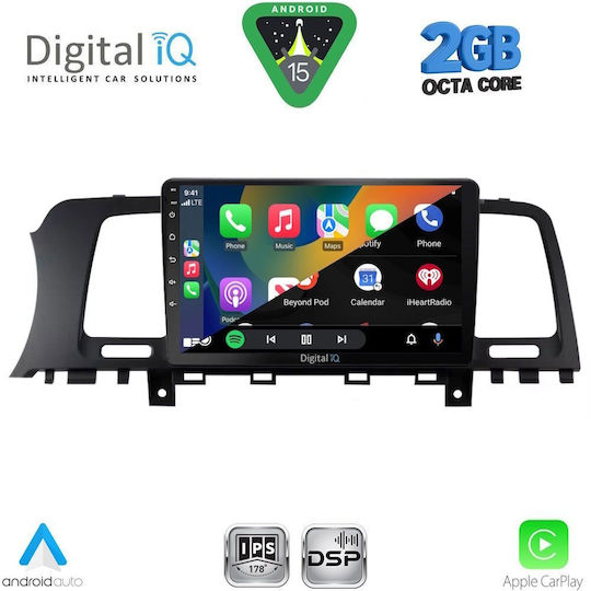 Digital IQ Car Audio System for Nissan Murano 2007-2014 (Bluetooth/USB/WiFi/GPS/Apple-Carplay/Android-Auto) with Touch Screen 9"