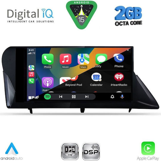 Digital IQ Car Audio System for Lexus RX 2009-2014 (Bluetooth/USB/WiFi/GPS/Apple-Carplay/Android-Auto) with Touch Screen 9"