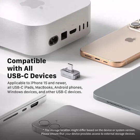 Adam Iklips S Usb-c Nano Touch Fingerprint Ssd 256gb Gray
