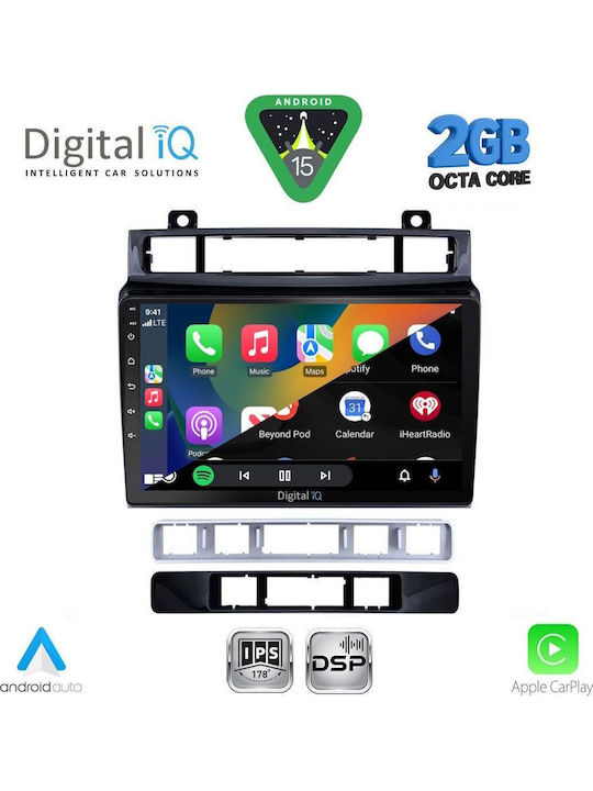 Digital IQ Car Audio System for Volkswagen Touareg 2011-2018 (Bluetooth/USB/WiFi/GPS/Apple-Carplay/Android-Auto) with Touch Screen 9"