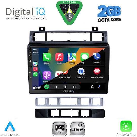 Digital IQ Ηχοσύστημα Αυτοκινήτου για Volkswagen Touareg 2011-2018 (Bluetooth/USB/WiFi/GPS/Apple-Carplay/Android-Auto) με Οθόνη Αφής 9"