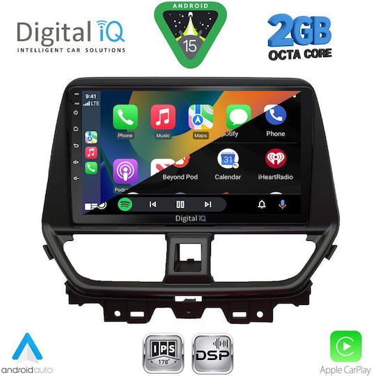 Digital IQ Car Audio System for Suzuki Baleno 2022 (Bluetooth/USB/WiFi/GPS/Apple-Carplay/Android-Auto) with Touch Screen 9"