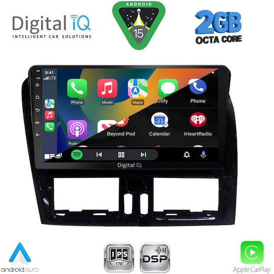Digital IQ Ηχοσύστημα Αυτοκινήτου για Volvo XC 60 2009-2017 (Bluetooth/USB/WiFi/GPS/Apple-Carplay/Android-Auto) με Οθόνη Αφής 9"