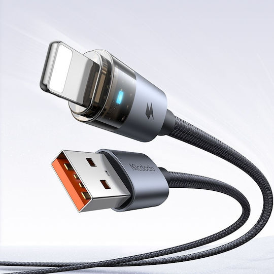 Mcdodo Редовна USB-A към Lightning кабел 18W Черен 1.2м (CA-6910)