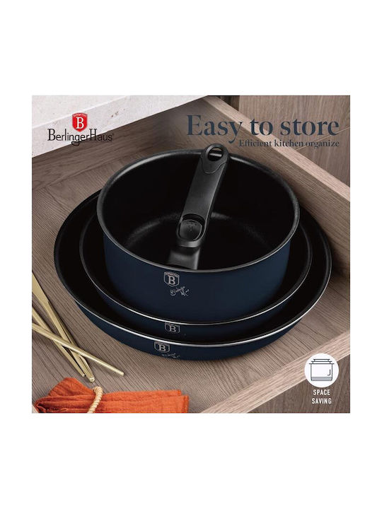 Berlinger Haus Cookware Set From Aluminum With Non-stick Coating 4pcs