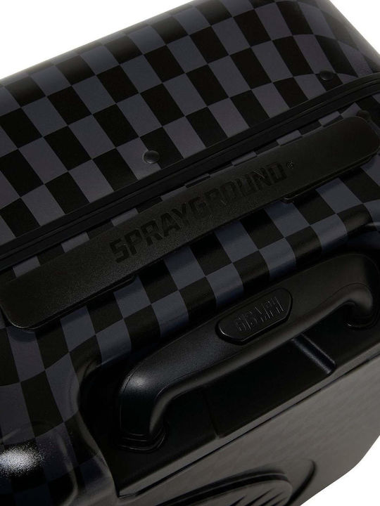 Sprayground Spritz Koffer Kabine Hart Schwarz mit 4 Räder Höhe 54,6cm