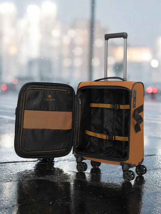 Travelite Cabin Travel Suitcase Walnut with 4 Wheels 091047-87