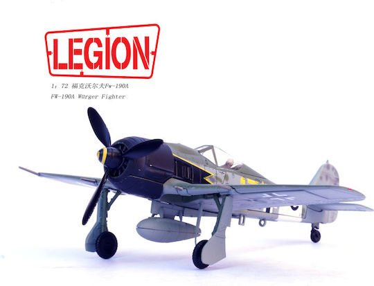 Legion 1/72 Focke-wulf Fw 190a Luftwaffe 12./jg 3 Udet Willi Unger