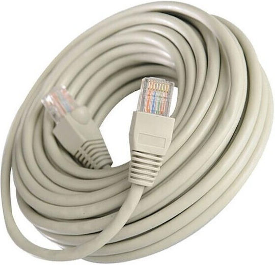 Eurolamp U/UTP Cat.5e (Gigabit) Καλώδιο Δικτύου Ethernet 2m Γκρι