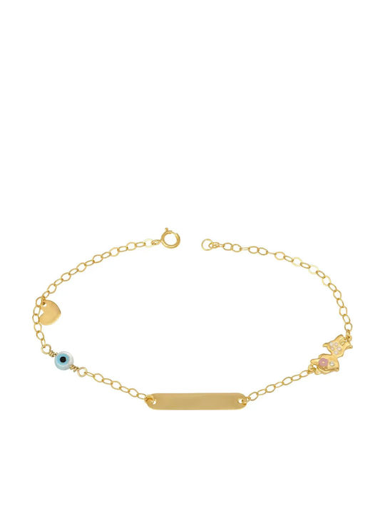Gold 9K ID Bracelet