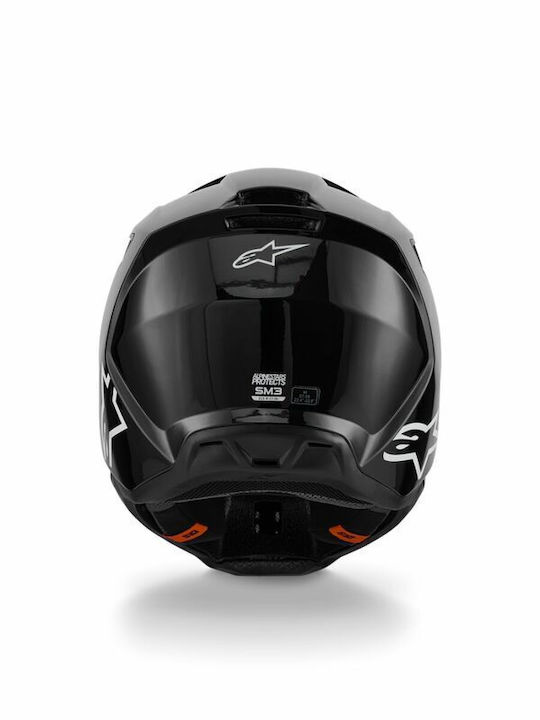 Alpinestars SM3 бял гланц Мотоциклетна каска Мотокрос DOT / ECE 22.06 1060гр