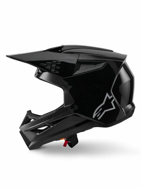 Alpinestars SM3 бял гланц Мотоциклетна каска Мотокрос DOT / ECE 22.06 1060гр