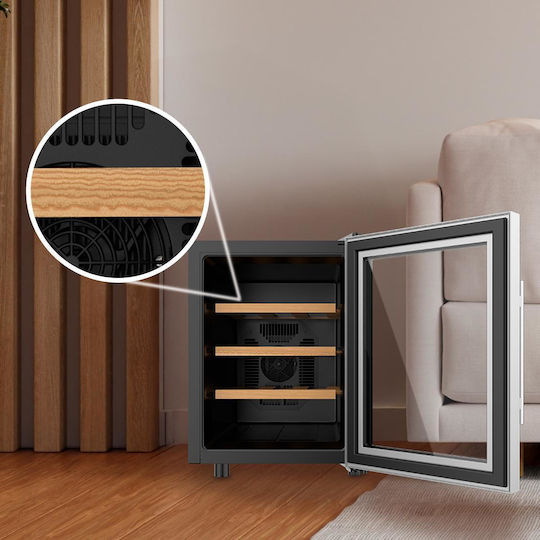 Cecotec Bolero GrandSommelier 1255 CoolWood Συντηρητής Κρασιών 12 Φιαλών