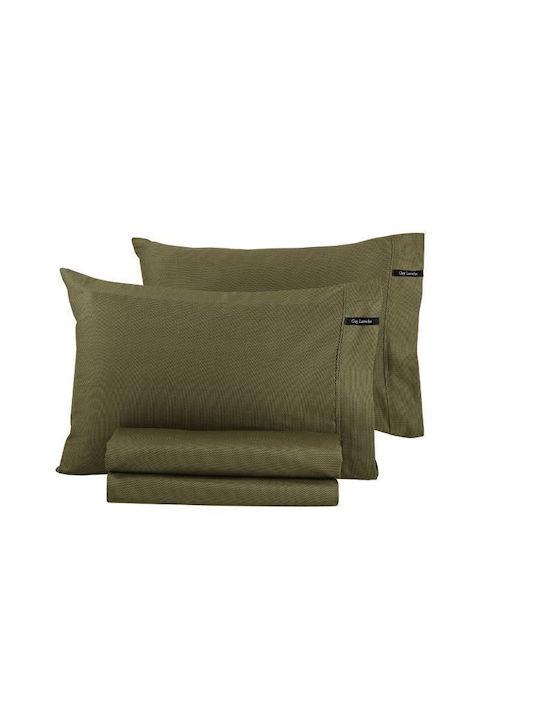 Guy Laroche Bettlaken Semi-Doppel mit Gummiband 120x200+35cm. Minimal Minimal Khahi